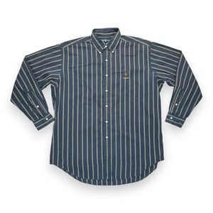 Vintage Ralph‎ Lauren 90's Verticle Stripes Large Blaire Button Down Large Men's